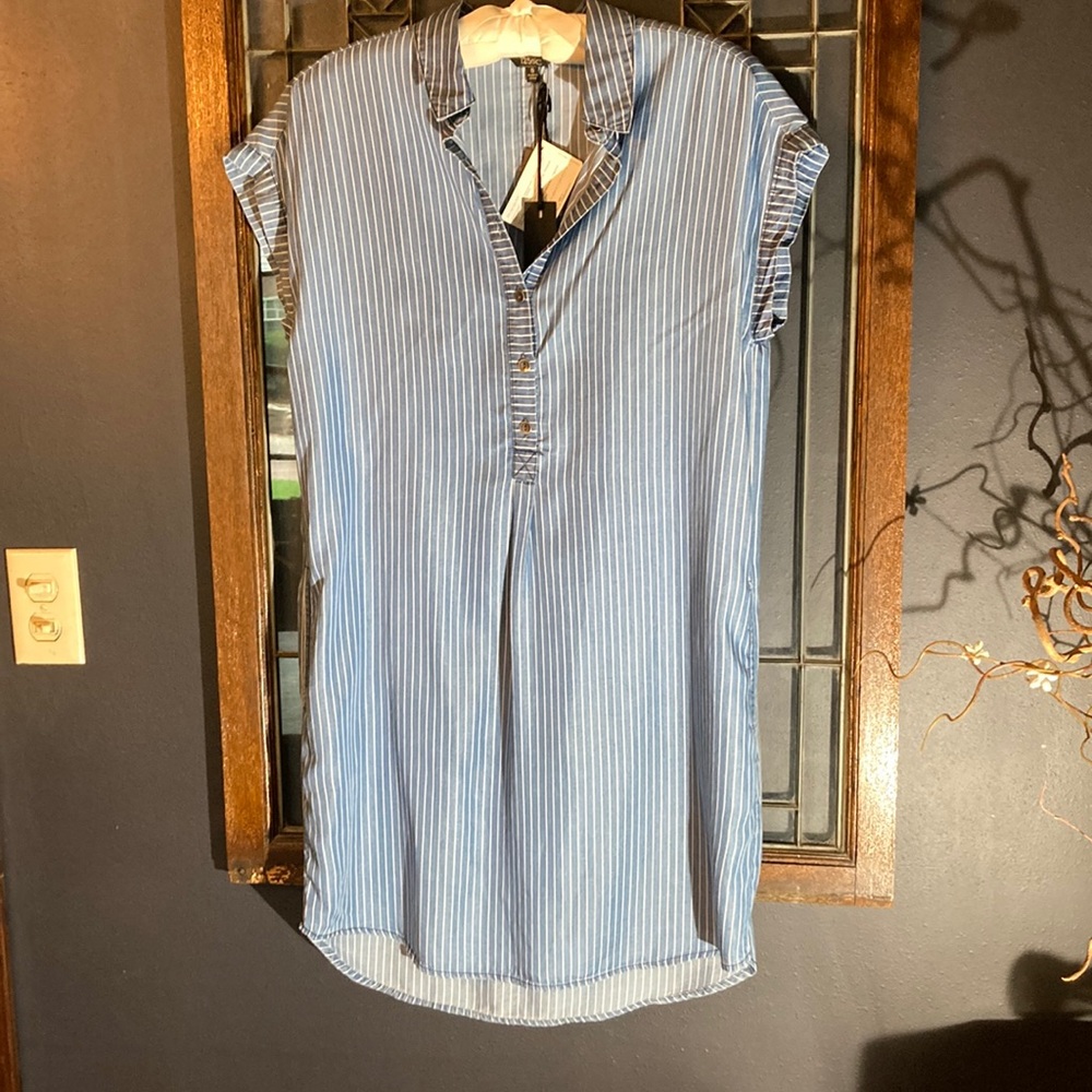 1250°C Stroped Shift Dress